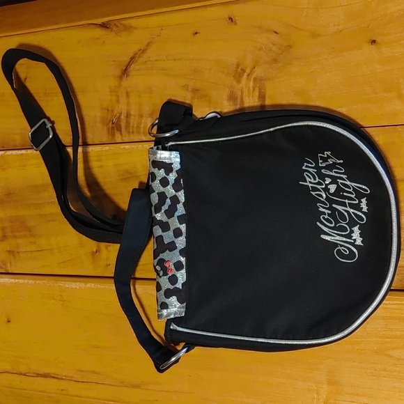 💚Monster High Black & Silver Crossbody Bag - Picture 3 of 15